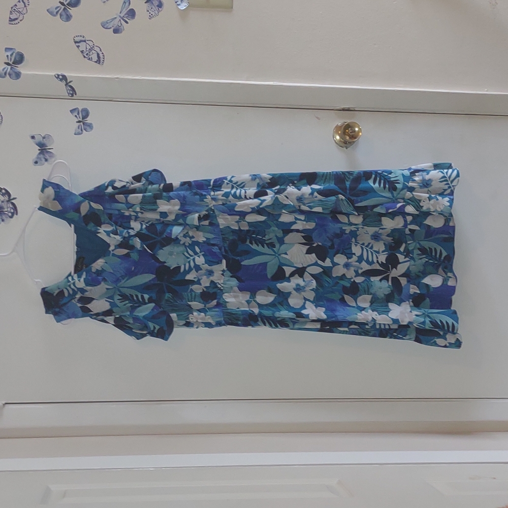 Simply Styled dress size 16 blue multicolor
